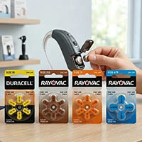 Hallókészülék elemek