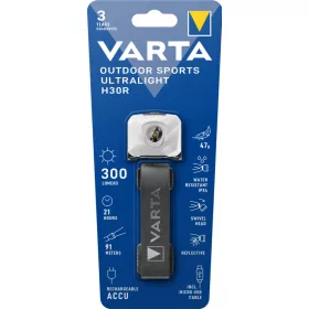 Varta Outdoor Sports Ultralight H30R fehér Fejlámpa