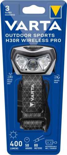 Varta Outdoor Sports H30R wireless Pro fejlámpa