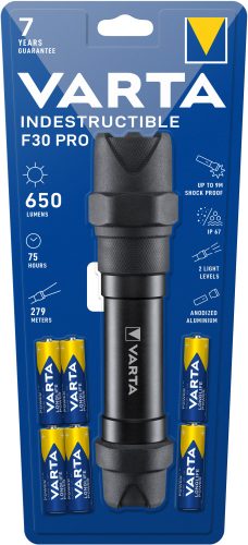 Varta Indestructible F30 Pro  elemlámpa