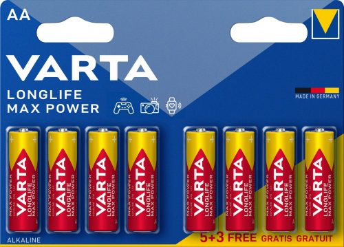 Varta Longlife Max Power ceruza/ AA/ LR06 elem