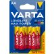 Varta Longlife Max Power ceruza/ AA/ LR06 elem