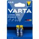 Varta Longlife Power mikro/ AAA/ LR03 elem