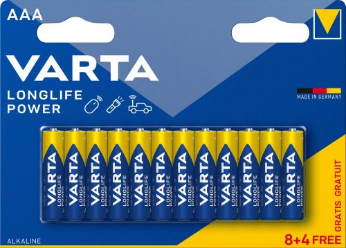 Varta Longlife Power mikro/ AAA/ LR03 elem