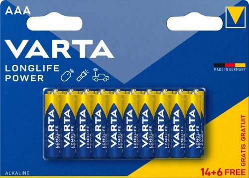 Varta Longlife Power mikro/ AAA/ LR03 elem