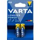 Varta Longlife Power ceruza/ AA/ LR06 elem