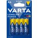 Varta Longlife Power ceruza/ AA/ LR06 elem