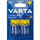 Varta Longlife Power ceruza/ AA/ LR06 elem