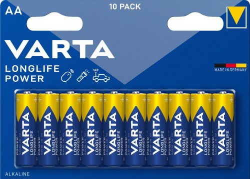 Varta Longlife Power ceruza/ AA/ LR06 elem