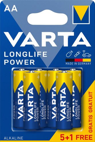 Varta Longlife Power ceruza/ AA/ LR06 elem