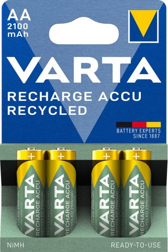 Varta Recycled akkumulator ceruza/AA 2100 mAh