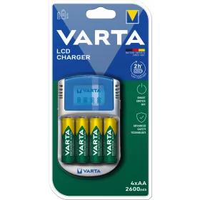 Varta  Lcd töltő  4 db AA 2600mAh akkumulator 12V & Usb