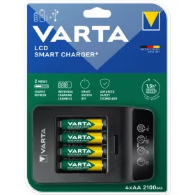 Varta Lcd Smart töltő  4db AA 2100 mAh akkumulator