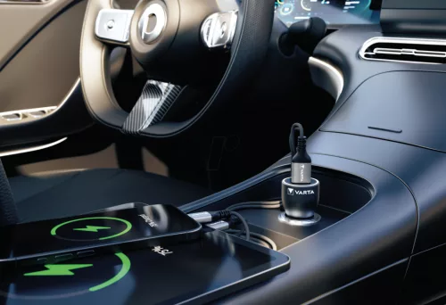 Varta 45W autós töltő USB-C, USB-A 20-25W