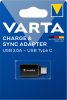 Varta töltő és szinkronizaciós adapter Usb3-0-Ról Usb Type C-Re