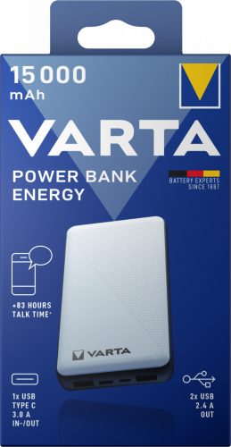 Varta Portable Power Bank Energy 15000mAh töltő