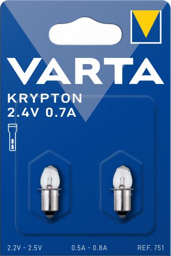 Varta 751 elemlámpa Izzó 2,4V 0,7A