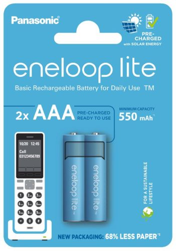 Panasonic Eneloop R03/AAA akkumulator 550mAh