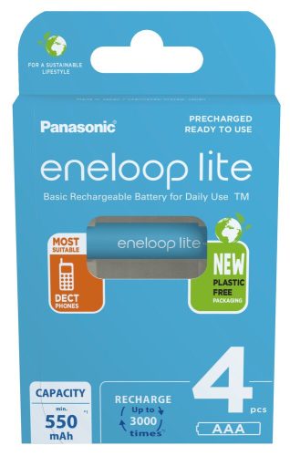 Panasonic Eneloop Lite  R03 AAA 550mAh akkumulator