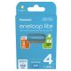 Panasonic Eneloop Lite  R03 AAA 550mAh akkumulator