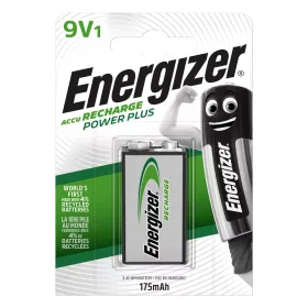 6F22 Energizer akkumulator 175mAh Ni-MH 9V HR22