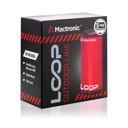 Mactronic LOOP LED kerékpár hátsó lámpa