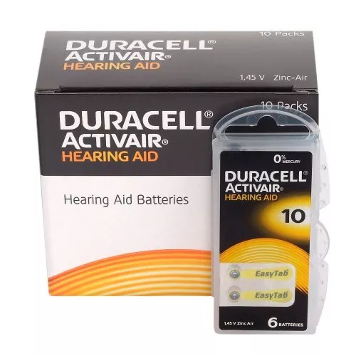 Duracell ActivAir 10 MF hallókészülék elem