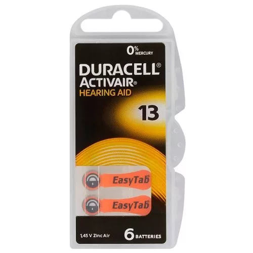 Duracell ActiveR hallókészülék elem 13