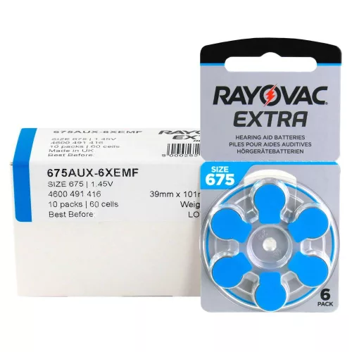 Rayovac Extra hallókészülék elem PR44