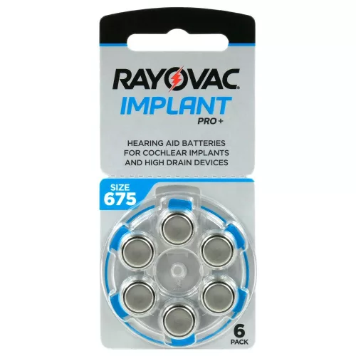 Rayovac Implant Pro hallókészülék elem PR44