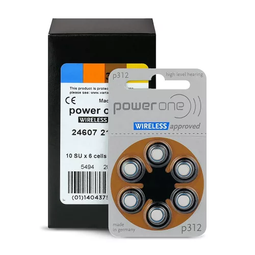 Power One Varta hallókészülék elem PR41