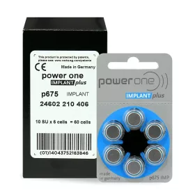 Power One Implant Plus hallókészülék elem