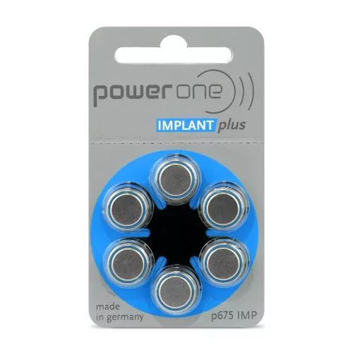 Power One Implant Plus hallókészülék elem