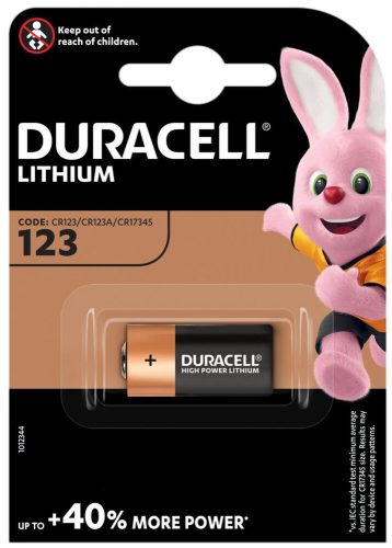 Duracell lítium fotóelem CR123