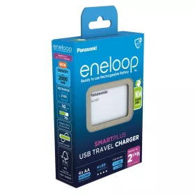   Panasonic Eneloop BQ-CC87 töltő + 4 x AA 2000 mAh akkumulátor