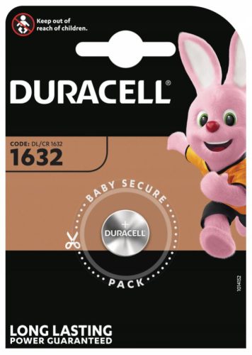 CR1632 Duracell elem lítium