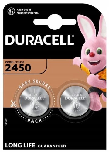 CR2450  Duracell elem