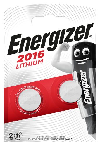 CR2016 Energizer elem