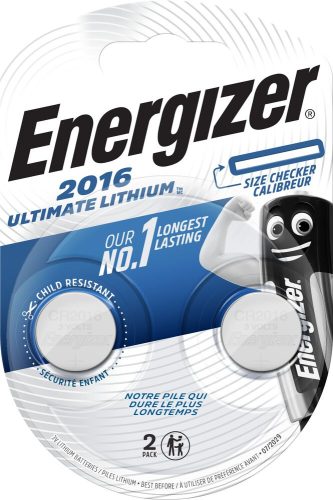 CR2016 Energizer Ultimate elem