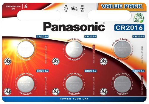 CR2016 Panasonic elem