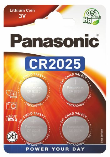 CR2025 Panasonic elem