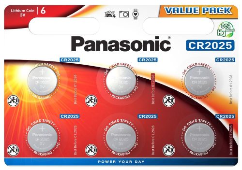 CR2025 Panasonic elem