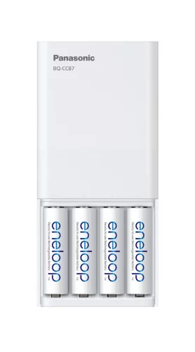 Panasonic Eneloop BQ-CC87 USB akkumulátortöltő – Smart USB töltő és power bank funkció AA/AAA Ni-MH akkukhoz (5410853063995)