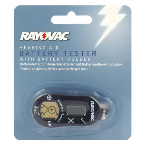 Rayovac hallókészülék elem teszter