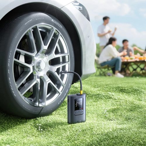 Baseus  Mini hordozható autós kerékpáros kompresszor 