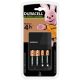 Duracell CEF14 akkumulátortöltő + 2db  R6/AA 1300 mAh + 2db R03/AAA 750 mAh