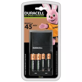   Duracell CEF27 akkumulátortöltő + 2db R6/AA 1300 mAh + 2db R03/AAA 750 mAh