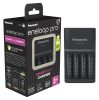Panasonic Eneloop akkumulator töltő BQ-CC55  4 x R6/AA Eneloop PRO 2500mAh akku