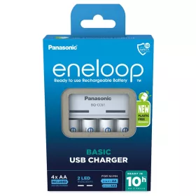 Panasonic Eneloop BQ-CC61 USB + 4 x R6/AA Eneloop 2000mAh