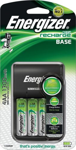 Energizer Base akkumulátor töltő 4db 1300mAh akkumulátorral